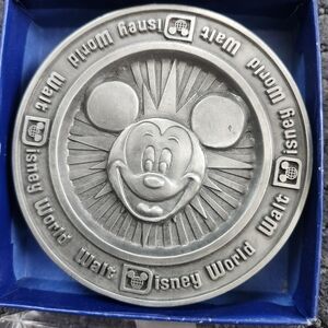 Disney Silver and Blue Coaster Set
